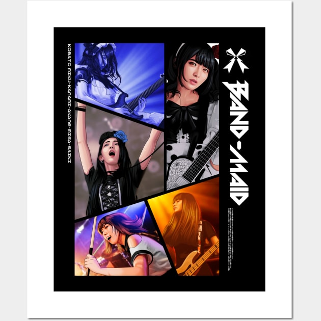 BAND MAID PANEL (FULL) Wall Art by kecengcbl